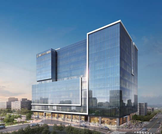 고덕 지식공작소 W-TOWER 외관